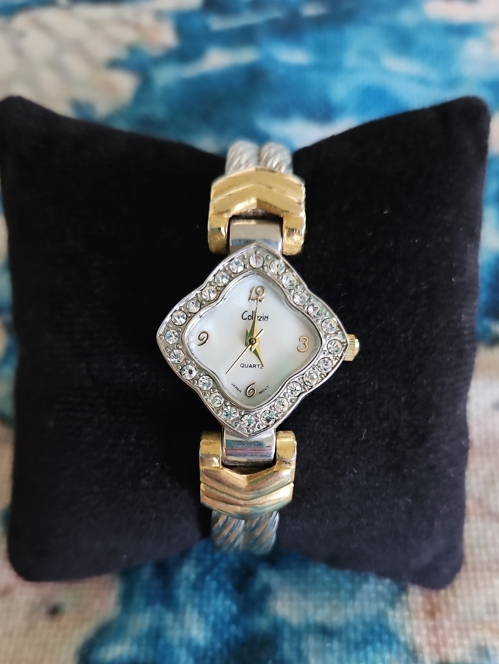 Vintage Collezio Two-Tone Crystal Accent Bracelet Watch
